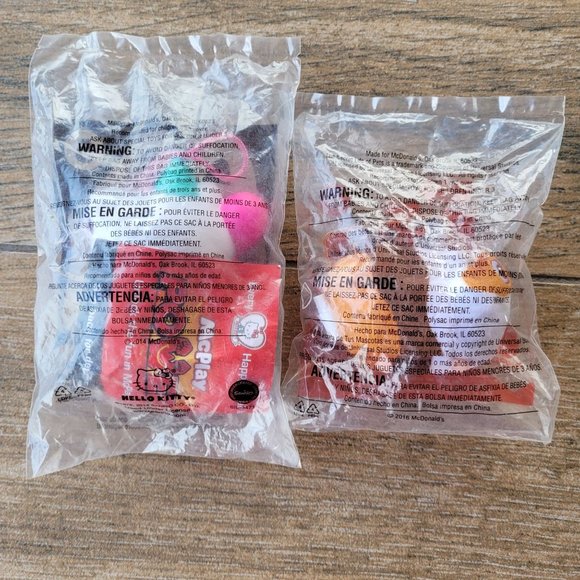 2015 McDonalds Happy Meal The Secret Life of Pets #6  & 2014 HELLO KITTY - #5 - Picture 4 of 4